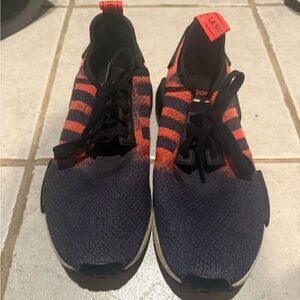 Adidas Kids Black and Red Sneakers